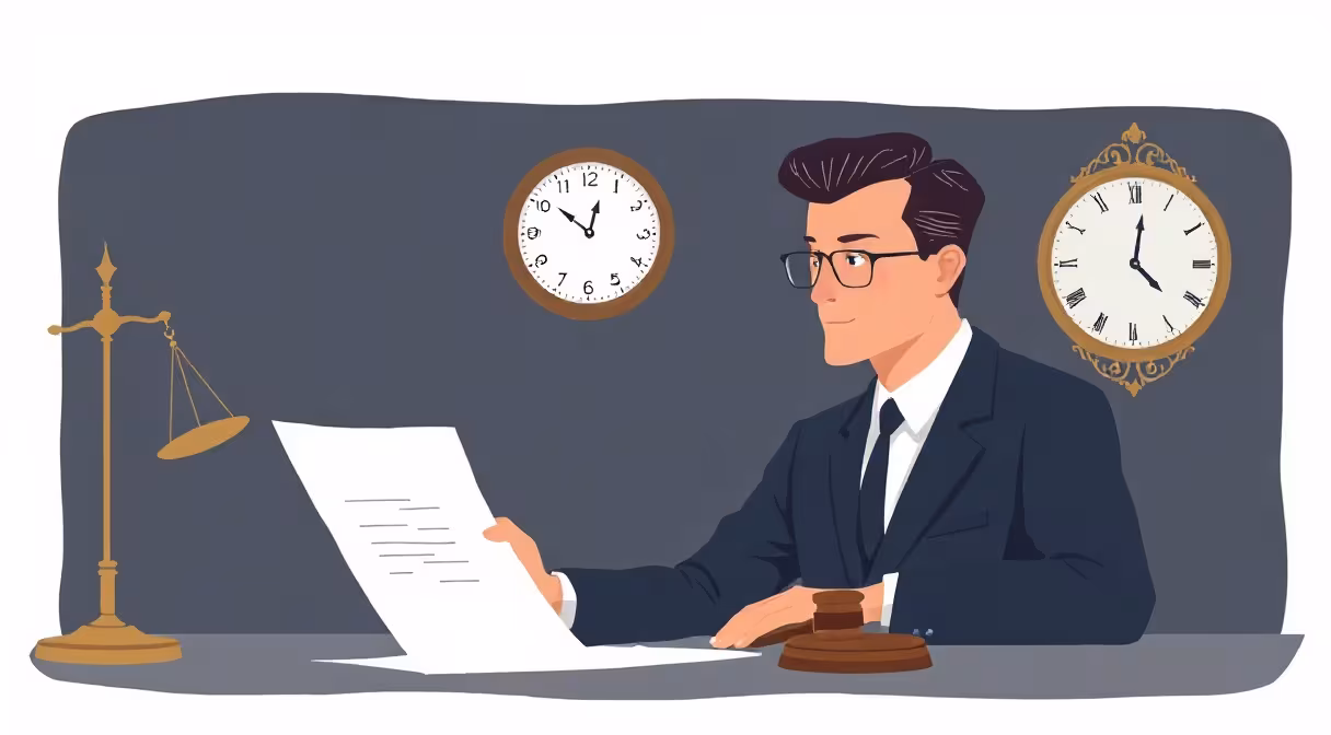 A lawyer reviews a labor code document relating to working parents at night.