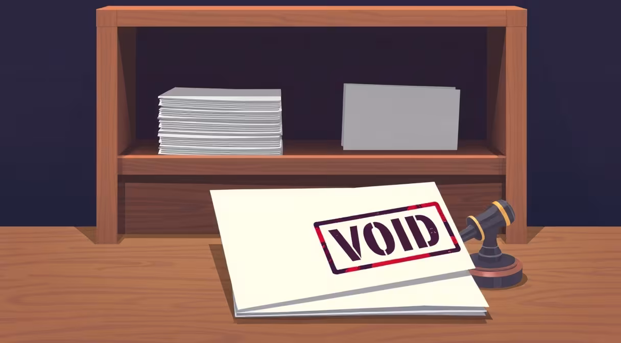 Pečiatka VOID na pasoch symbolizujúca koniec platnosti vízovej dohody medzi SR a RF.
