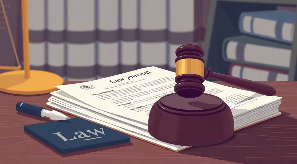 Kladivo na legalnych dokumentoch s technickym zariadenim na meranie v pozadi knih o prave